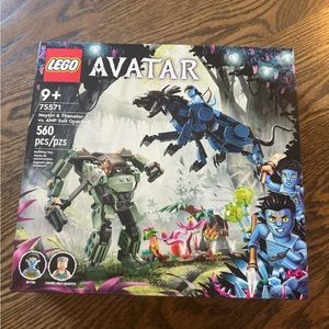 Avatar Neyteri & Thanator vs. AMO Quaritch Lego new in box
